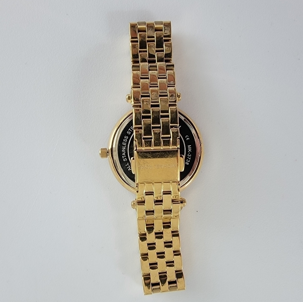 Michael Kors Gold-tone Watch with Black Dial - Picture 8 of 12